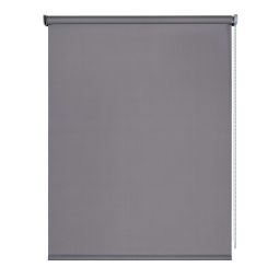 Estor opaco moon, estor enrollable blackout gris oscuro, 160 x 250cm