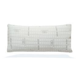 Almohada visco aloe vera 100% copos viscoelástica 105cm fusionhome