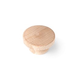 Pomo para mueble rei e219 | 38x38x22 mm | crudo | haya