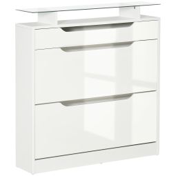Mueble zapatero 89x23x96 cm color blanco Homcom