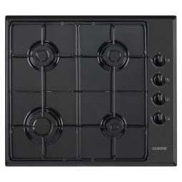 Tabla 4 hogares oceanic - gas esmaltado negro