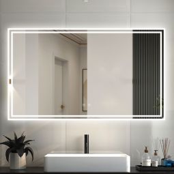Espejo de baño LED 120×70cm＋bluetooth＋antivaho