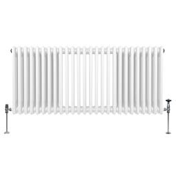Radiador tradicional horizontal de 3 columnas - 600x 1192mm - blanco