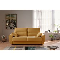 Sofa cama italiano monaco 3 plazas amarillo
