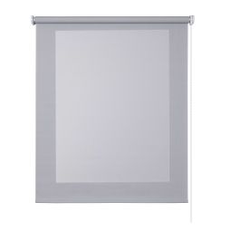 Estor screen, estor enrollable con tejido técnico gris, 140 x 180cm