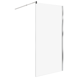 Mampara de ducha ahaus 100 x 190 cm plateado