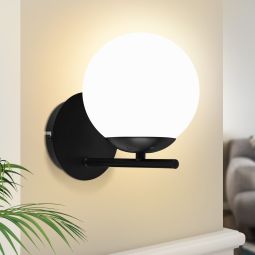 Nettlife aplique pared E27 blanco 20x12