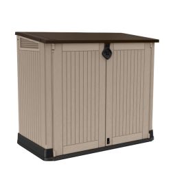 Cobertizo exterior Midi beige 840 L Keter