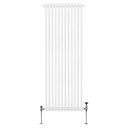 Radiador tradicional vertical de 2 columnas - 1800x562mm - blanco