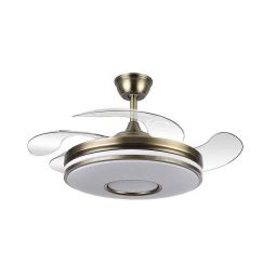 Ventilador de techo dani dorado cct regulable 108cm