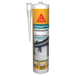 Sellador de silicona curado neutro transparente SikaSeal 300ml