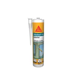 Sellador acrílico para grietas en paredes interiores SikaSeal 300ml