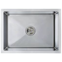 vidaXL fregadero de cocina hecho a mano acero inoxidable