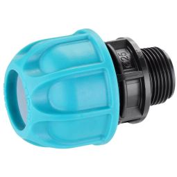 Enlace ø19-25 mm rosca macho 3/4" claber