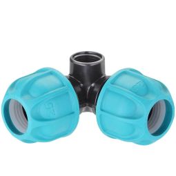 Codo 25 mm rosca  hembra 1/2" claber