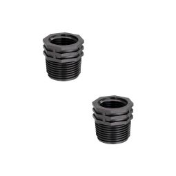 Pack 2 machones conexión electroválvula 1" M- 3/4" H Claber