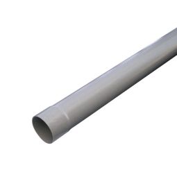 Tubo bajante de pvc 80 mm gris