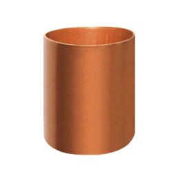 Manguito para bajante pvc color cobre 80 mm
