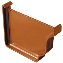 Tapa para canalón cornisa de pvc color cobre