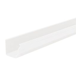 Canalón cornisa de pvc blanco 2 m 120 mm