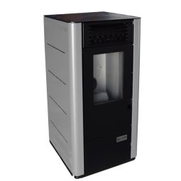 Estufa de pellet 9kW blanco Stove Canadian