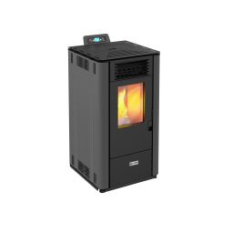 Estufa de pellet canalizable Steel 12C 10kW gris Stove Canadian