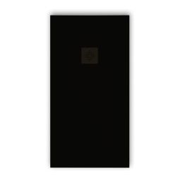 Plato de ducha pizarra pure negro  70x170 cm rejilla color
