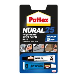 Adhesivo reparador automóvil pattex nural 25 22 ml
