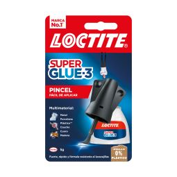 Adhesivo super glue-3 con pincel loctite