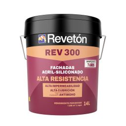 Pintura blanca de fachadas 14L Revetón