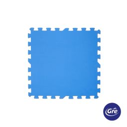 Tapiz de suelo para piscinas desmontables 9 unidades 50x50cm Gre Pools