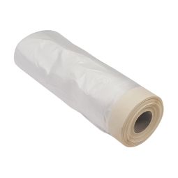 Plastico proteccion con cinta 60cmx20m
