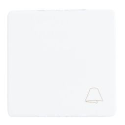 Pulsador ancho campana "simon 27 neos" blanco