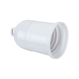 Portalámparas e-27 blanco económico