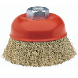 Cepillo taza mini amoladora ondulado bellota