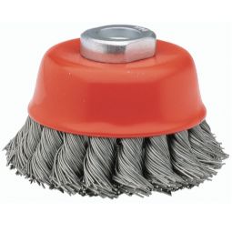 Cepillo taza mini amoladora trenzado bellota