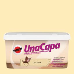 Pintura color una capa ocre suave 4l