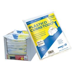 Plástico cubretodo 20 m² fino