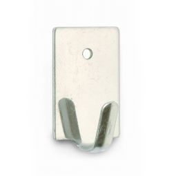 Percha adhesiva mini inox 4 uds