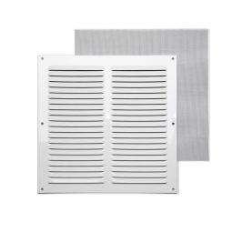 Rejilla c/ mosquitera blanca 25 x 25 cm