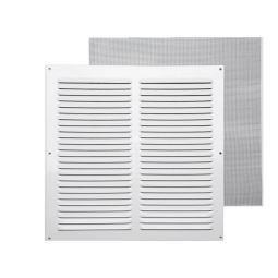 Rejilla c/ mosquitera blanca 30x30 cm