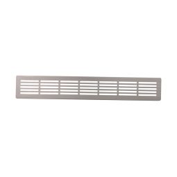 Rejilla decorativa empotrar blanca 6,6 x 48 cm