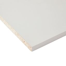 Tablero melamina blanco 2 cantos 207x59,5 cm