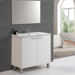 Mueble de baño Basic color blanco 80x45cm