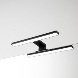 Aplique de baño negro yuma 30cm