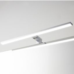 Aplique de baño cromado yuma 60cm