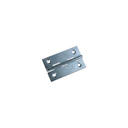 Dos bisagras rectas de hierro zincado 50x30mm