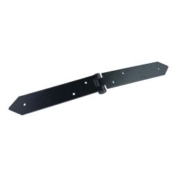 Bisagra apaisada negro 40x200x4mm 1ud