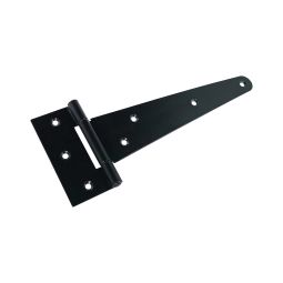 Bisagra en T ligera negra 175x2mm