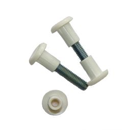 Tornillos de ensamblar blancos 30/40mm 12uds